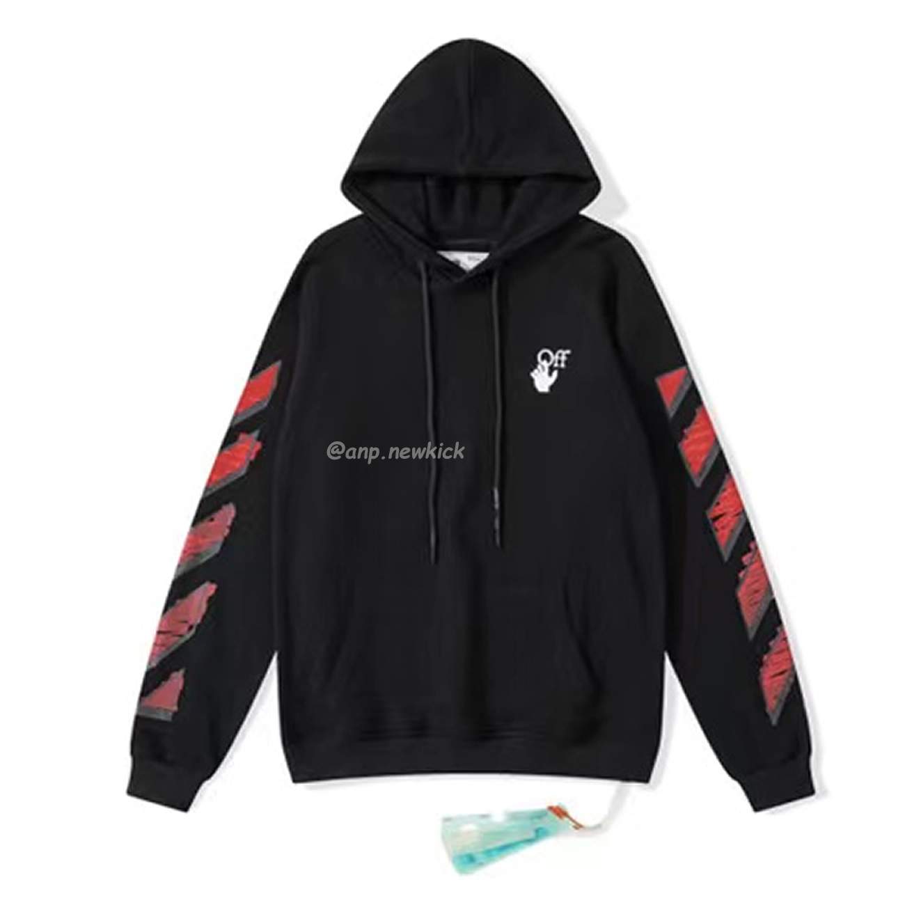 Off White Marker Hoodie Black Fuchsia Red Beige (16) - www.newkick.vip